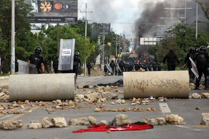 Durante los enfrentamientos fueron detenidas 21 personas (PATRICIA CASTELLANOS/AFP/Getty Images).