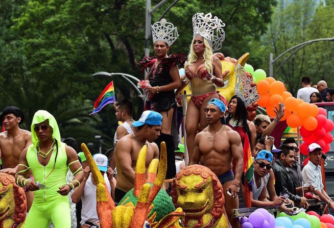 La fiesta LGBT en la Ciudad de México.