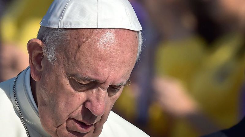 Papa francisco admite