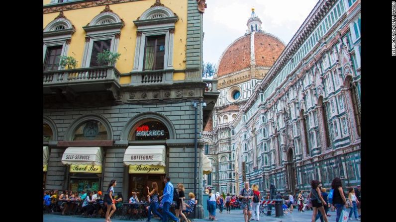 Florencia, Italia, en el cuarto lugar.