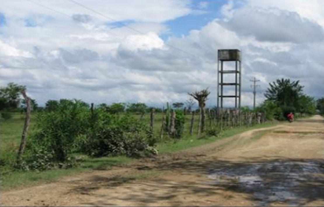 Carretera ubicada en Puerto Mosquito, donde se concentraron los hechos de violencia cometidos por las Autodefensas Campesinas del Sur del Cesar