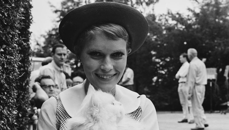 El pixie, Mia Farrow.