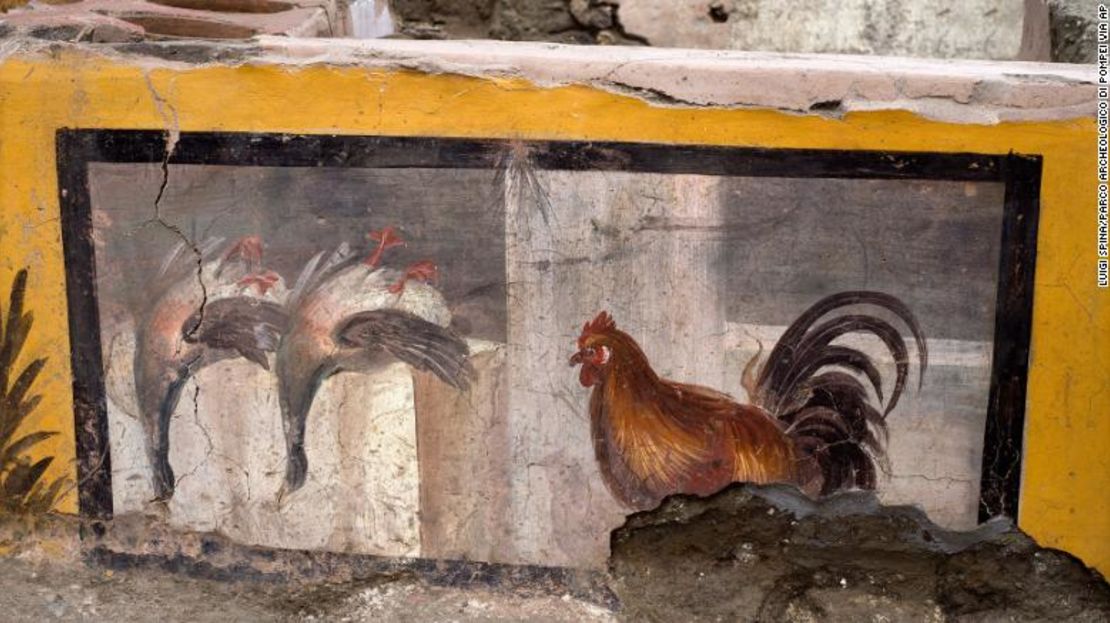 Foto sin fecha que muestra el antiguo restaurante en el parque arqueológico de Pompeya, cerca a Nápoles.