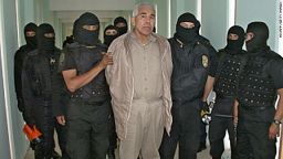 Foto del narcotraficante mexicano Rafael Caro Quintero, bajo custodia en la prisión Puente Grande en Guadalajara, 29 de enero de 2005.
