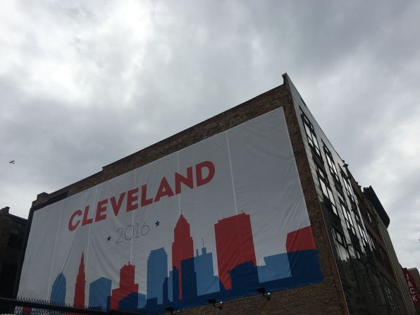 Cleveland se prepara para la llegada de visitantes y delegados para la Convención Nacional Republicana el 16 de julio de 2016, en Cleveland, Ohio.