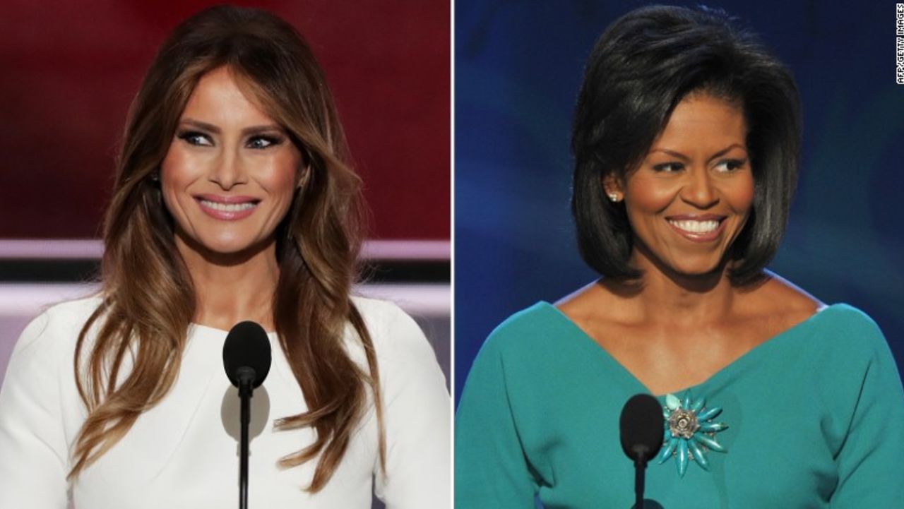 Partes del discurso de Melania Trump, plagiadas del pronunciado por Michelle Obama en 2008