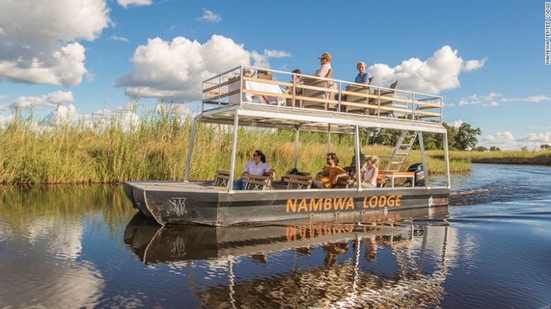 Turismo en Nambwa — Las cabañas en Nambwa son uno de los nuevos y exclusivos alojamientos ecológicos que han sido abiertos en el territorio del parque Bwabwata en concesiones manejadas por la comunidad.