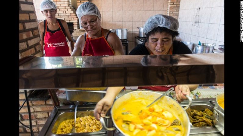 Nunca te quedas con hambre. Las porciones de las comidas brasileñas pueden ser gigantescas.