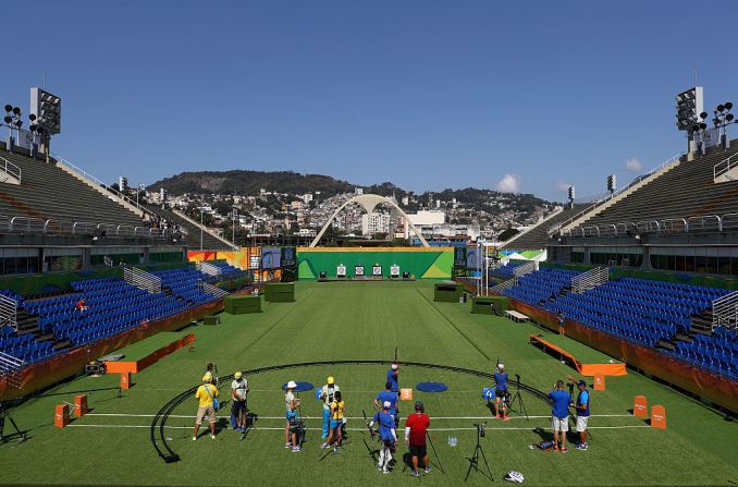 Sambódromo de Río de Janeiro.