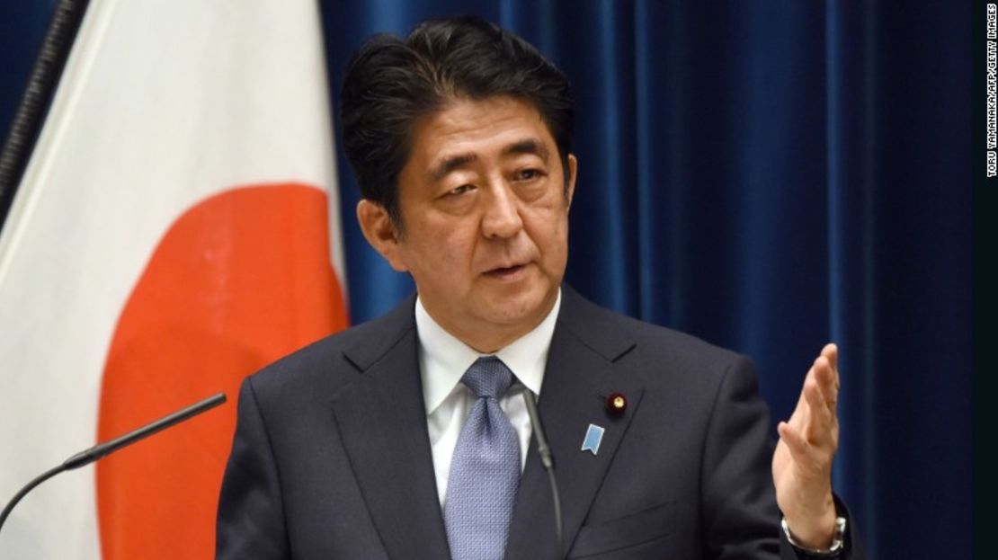 Shinzo Abe, primer ministro de Japón