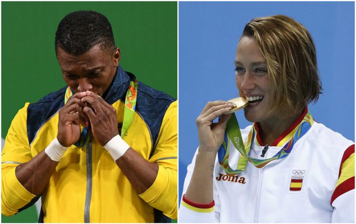 Colombia y España suman oros – Esta semana el colombiano Óscar Figueroa ganó su primer oro olímpico en levantamiento de pesas en la categoría 62 kilogramos masculino. También la nadadora española Mireia Belmonte García se llevó el oro en la competencia de 200 metros mariposa femenino.