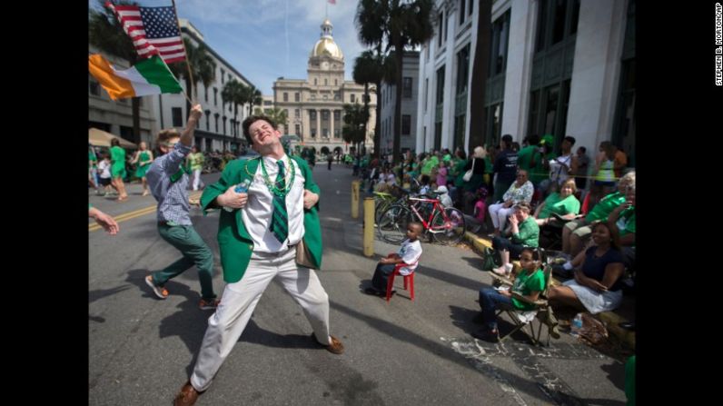 7. Savannah, Georgia — La ciudad sureña de Savannah es conocida por sus celebraciones anuales del día de San Patricio, que dice ser la segunda más grande en el país, con más de 300.000 asistentes.