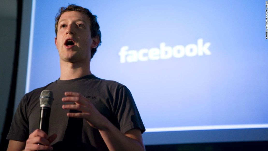 Mark Zuckerberg, CEO de Facebook.