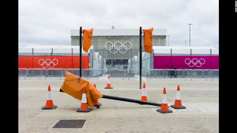 Entrada al Parque Olímpico Reina Elizabeth, sede de los Juegos Olímpicos de Londres 2012.