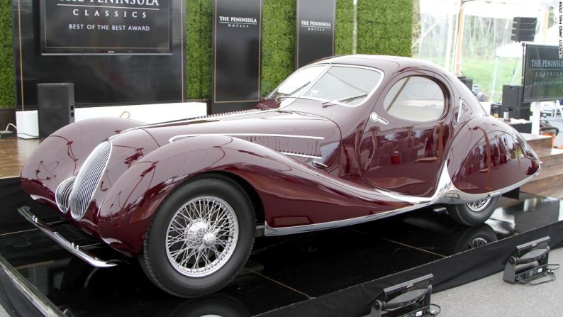 1937 Talbot-Lago T150-C SS 'Goutte d'Eau' – Es propiedad del financiero y filántropo Peter Mullin.