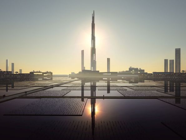 'Sky Mile Tower' (Torre de la Milla del Cielo), Tokio, Japón - Para llevar la competencia aún más lejos, la propuesta de una torre del doble de la altura del 'Burj Khalifa' se dio a conocer en febrero por Kohn Pefersen Fox Associates (KPF) y Leslie E Robertson Associates (LERA).