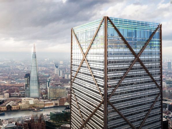 '1 Undershaft', Londres, Reino Unido – '1 Undershaft' estará en la ribera opuesta del actual edificio más alto de Londres, en su punto más alto se prevé que alcance los 309 metros.