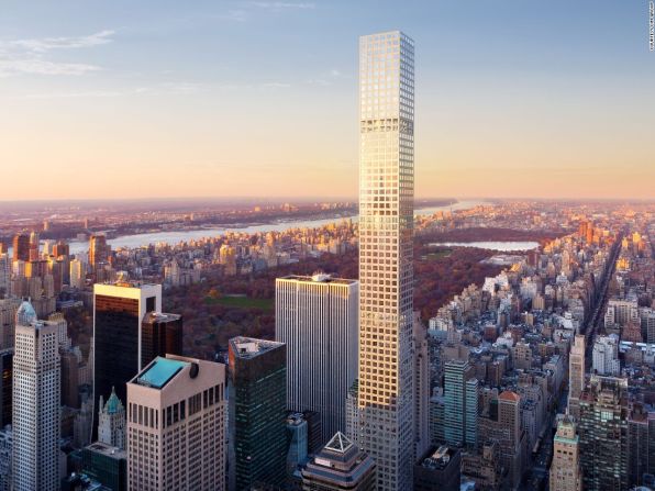 '432 Park Avenue', Nueva York, EE.UU. – '432 Park Avenue', la única torre completamente residencial en el hemisferio occidental, abrió sus puertas en diciembre de 2015 y recientemente se convirtió en el edificio superalto número 100 del mundo. La estructura de 425,5 metros fue diseñada por Rafael Viñoly de SLCE Arquitectos.