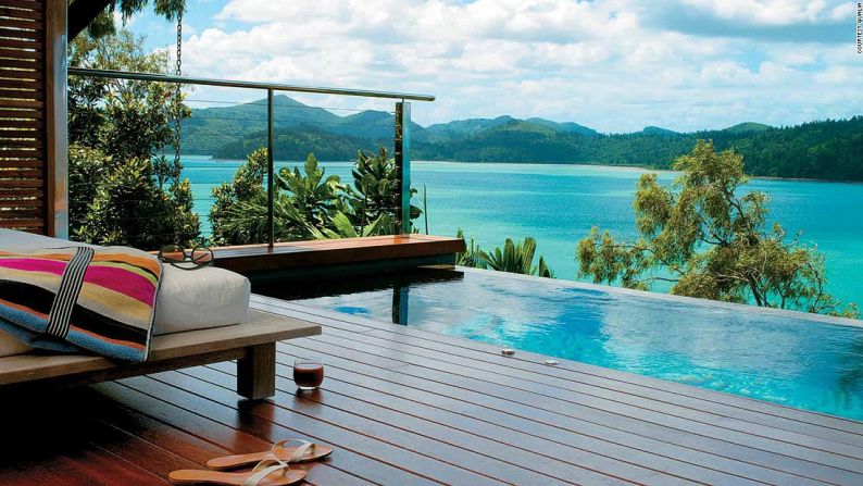 Qualia (Gran Barrera de Coral, Australia) — Las 60 villas del hotel Qualia de Australia son un resort de ensueño para darse una escapada. Se encuentra en el extremo norte de la Isla de Hamilton con una espectacular vista sobre las Islas Whitsunday.