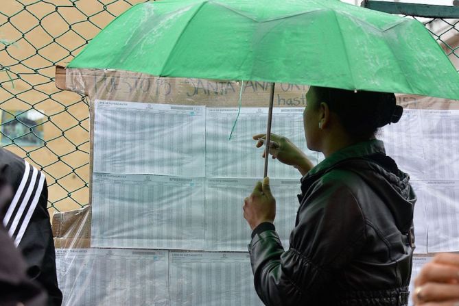 En algunos municipios en la Costa Atlántica tuvieron que suspender la votación por fuertes lluvias causadas por los efectos del huracán Matthew. También se registraron precipitaciones en Bogotá.