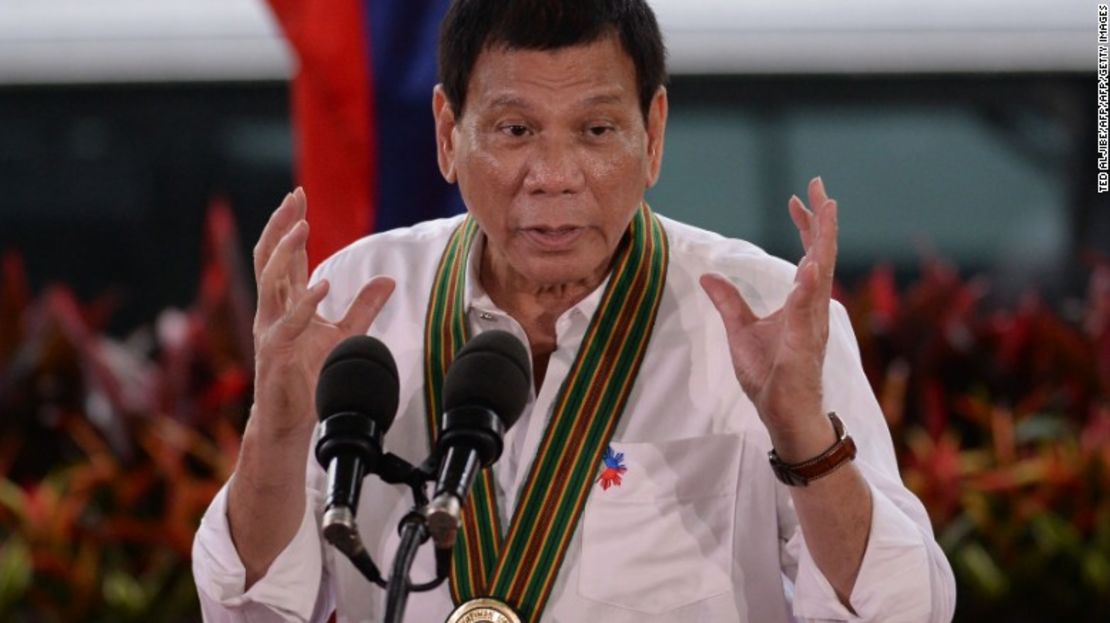 El presidente filipino, Rodrigo Duterte, ha impulsado una brutal guerra contra las drogas.