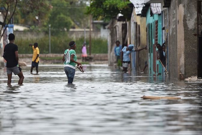 El huracán Matthew castigó a la empobrecida nación de Haití, con sus feroces vientos y lluvias.