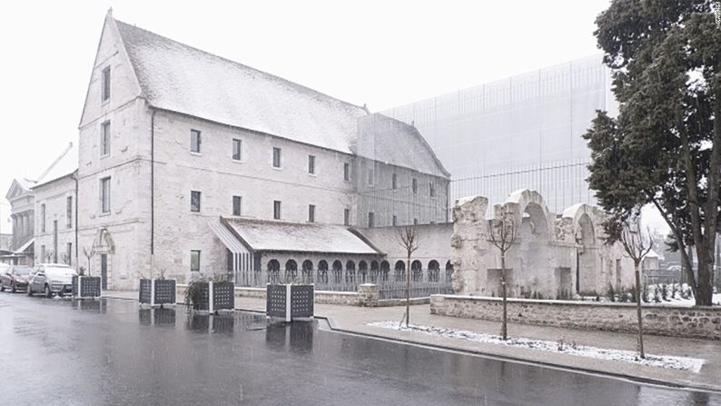 Convento de los Penitentes, Louviers, Francia — Una vista de cómo la prisión lucía antes de sus remodelaciones.