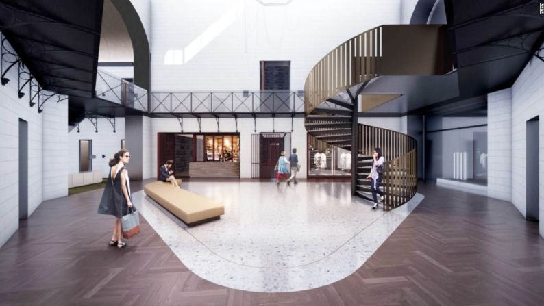 Pentridge Prison, Melbourne, Australia — El hotel, en la capital victoriana de Melbourne, tendrá 120 apartamentos y estudios diseñados por Cox Architecture y conservará algunas de las celdas originales de la prisión.