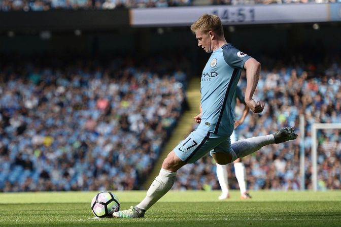 Kevin De Bruyne, del Manchester City.