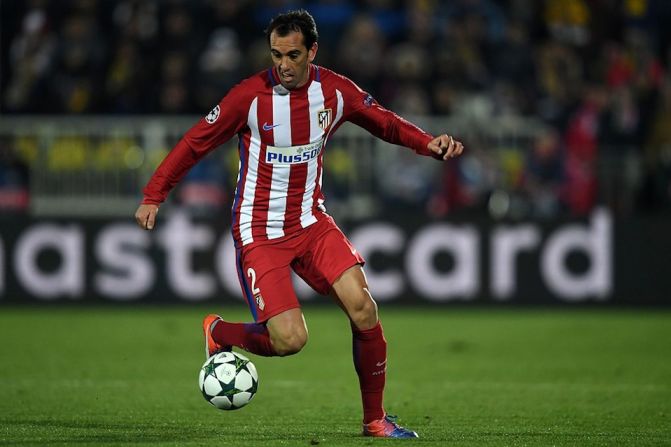 Diego Godín, del Atlético de Madrid (KIRILL KUDRYAVTSEV/AFP/Getty Images).