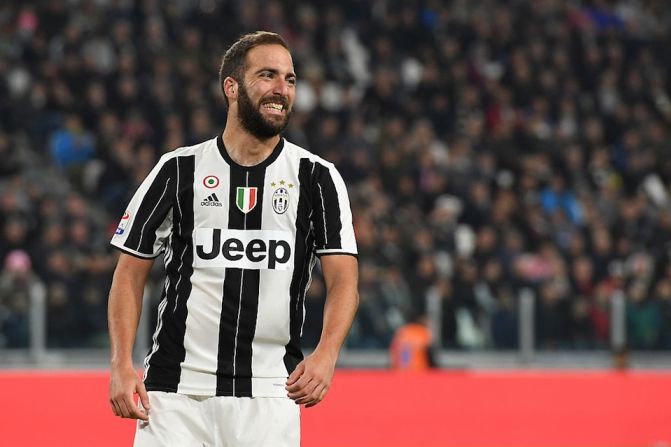 Gonzalo Higuaín, del Juventus FC.