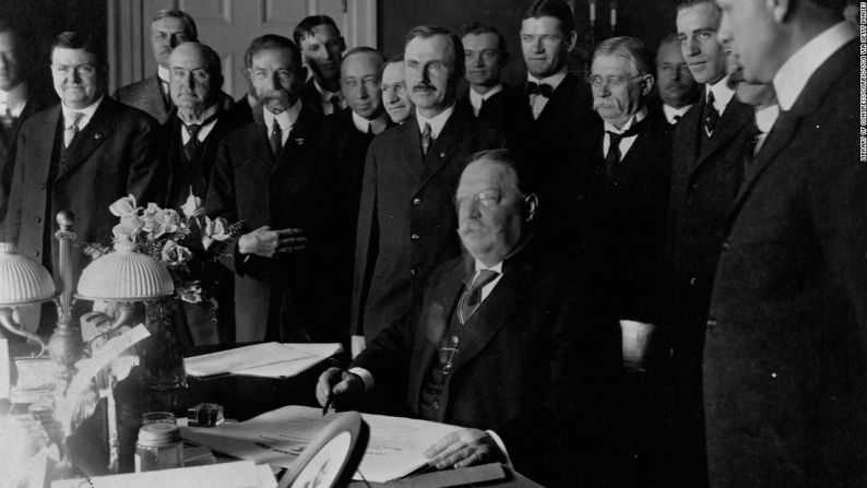 En 1908 Estados Unidos solo tenía 46 estados. El presidente William Taft oficializó que Nuevo México y Arizona eran estados en 1912