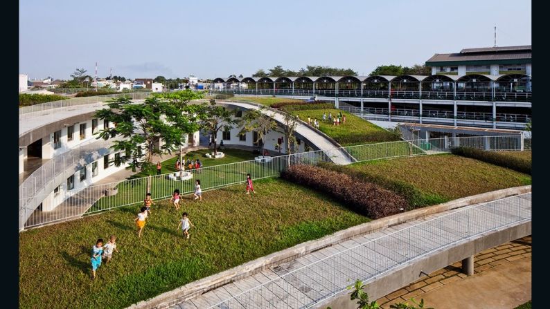 Farming Kindergarten. Vo Trong Architects. 2013. Bien Hoa City, Vietnam.