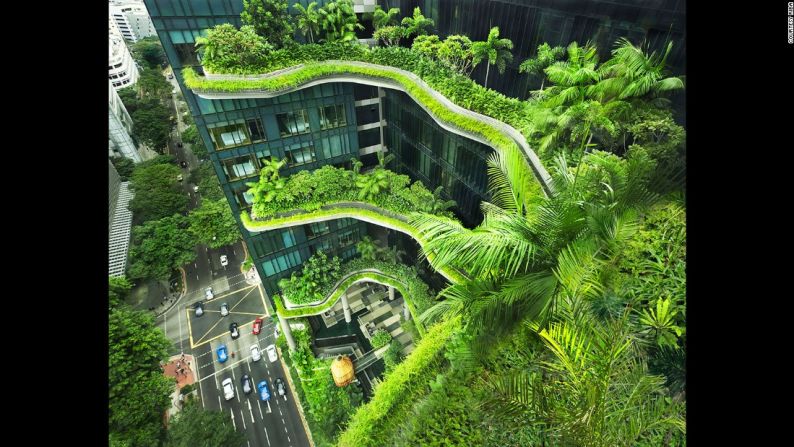 PARK ROYAL, diseñado por la firma WOHA Architects Pte Ltd. Singapur.