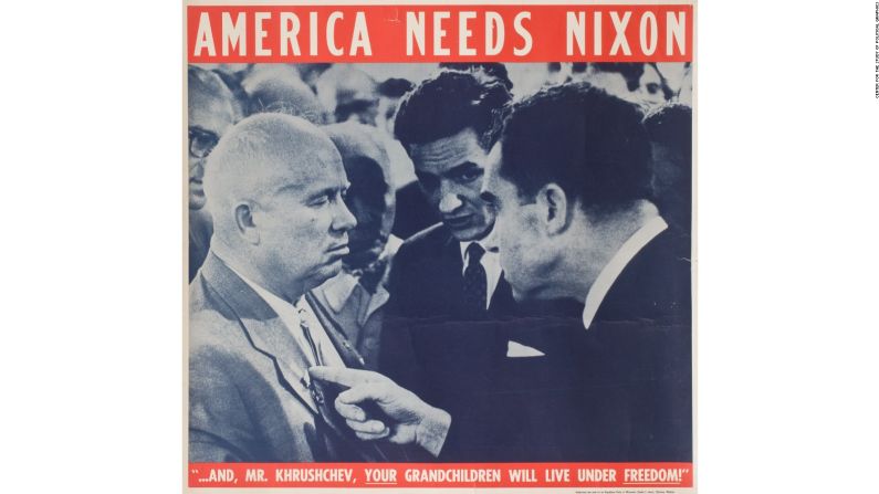 'America Needs Nixon', Partido republicano en Wisconsin, 1960.