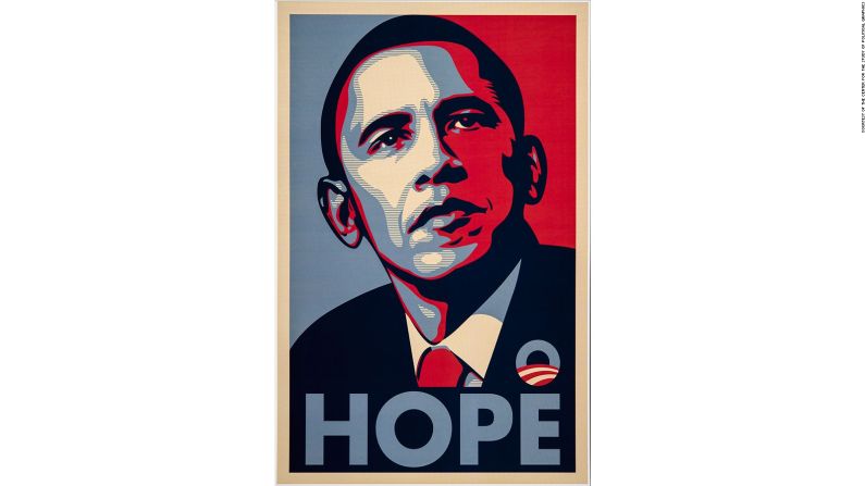 'Hope' por Shepard Fairey, 2008.