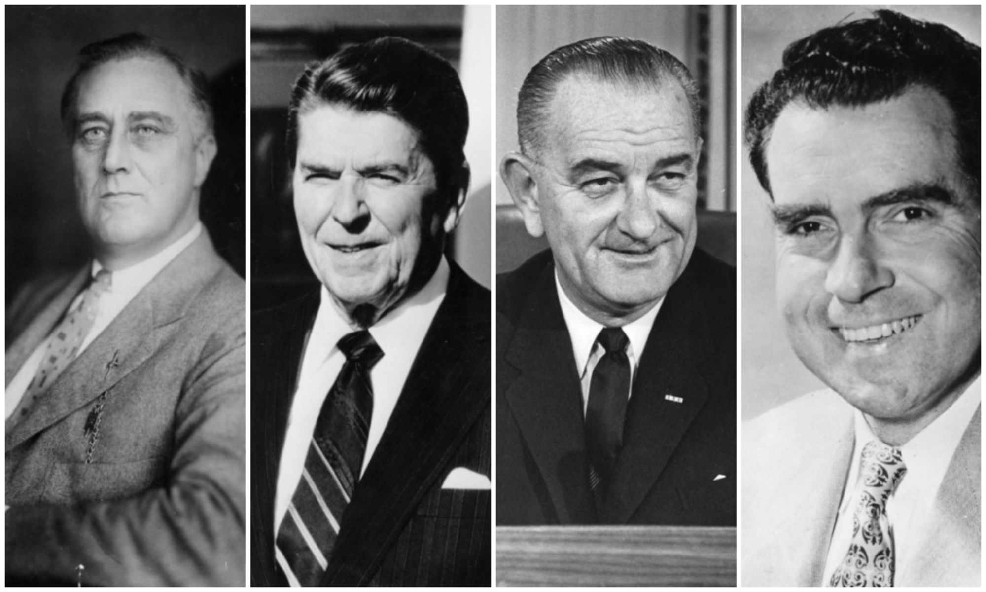 CNNE 335935 - collage-presidentes-usa-reagan-nixon-roosevelt