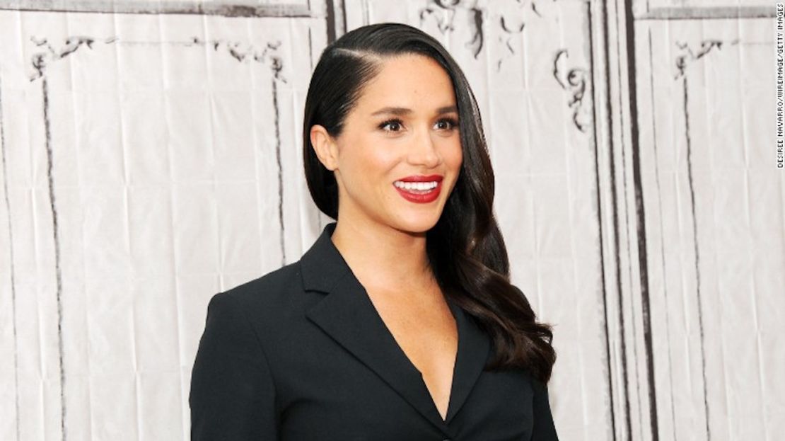 Meghan Markle durante una presentación en Nueva York en marzo de 2017.