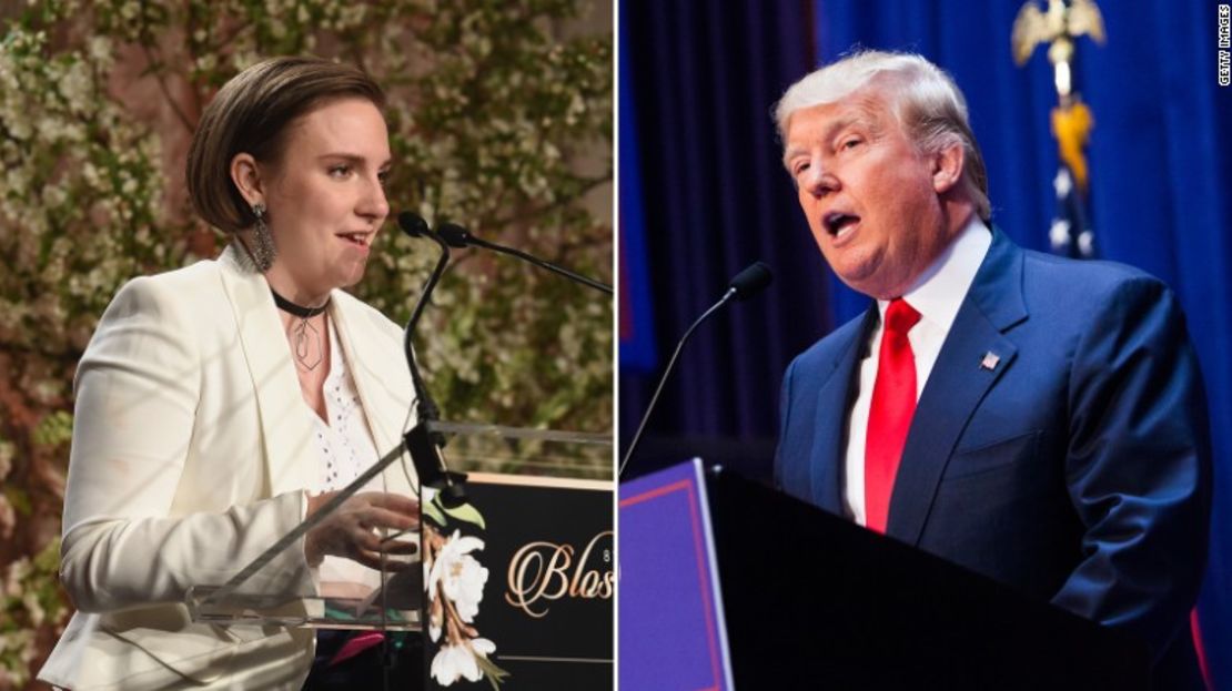 'Oh, Canadá, allá voy… si Trump gana', aseguró Lena Dunham.