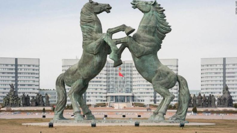 El francés Raphael Olivier fotografió varios lugares en Kangbashi durante cinco días.