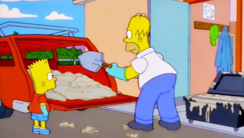 En 1998, Homero robó grasa de restaurante. En 2012 los ladrones de Nueva York empezaron a hacer lo mismo.