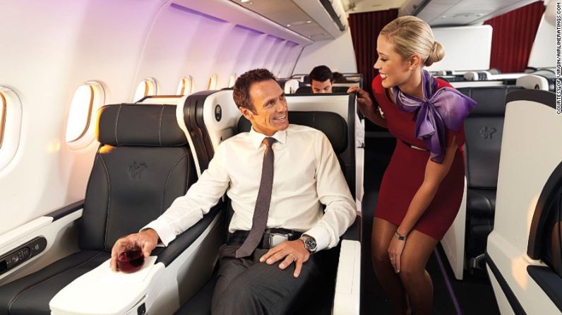 Mejor clase de negocios: Virgin Australia.