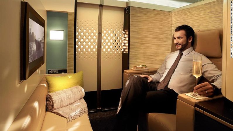 Mejor primera clase y largas distancias en Oriente Medio y África: Etihad Airways.