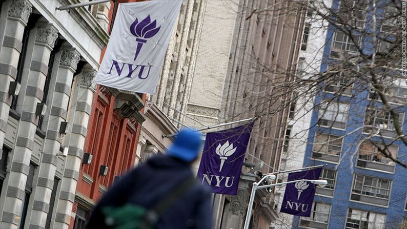 7. Universidad de Nueva York. Costo total por año: 66.640