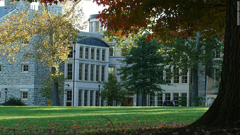 10. Haverford College. Costo total por año: 66.490 dólares.