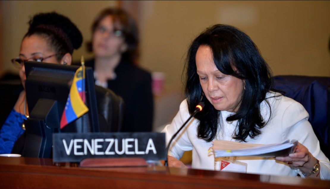 Carmen Luisa Velásquez, representante alterna de Venezuela en la OEA