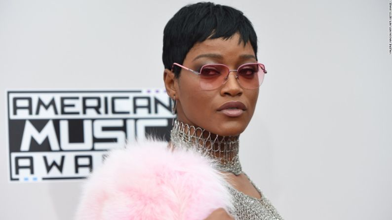 La actriz y cantante Keke Palmer en su paso por la alfombra roja.