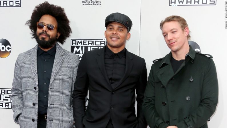 Jillionaire, Walshy Fire y Diplo del grupo musical 'Major Lazer’.