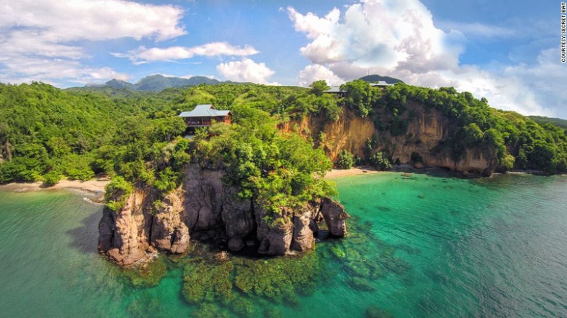 Secret Bay, en Dominica, en las Antillas.