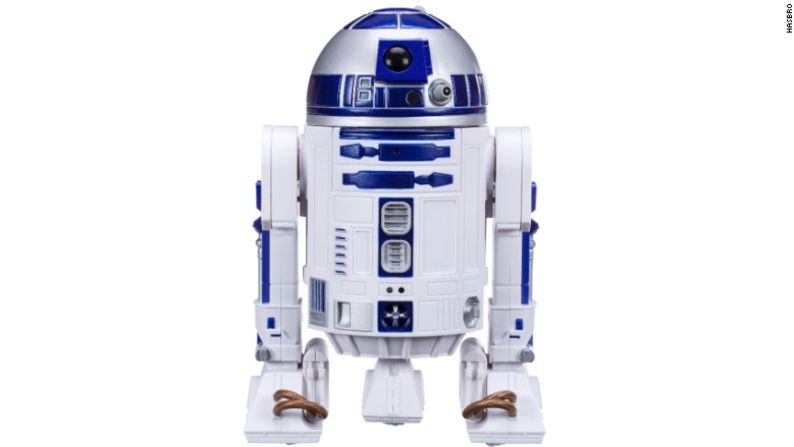 Los fanáticos de Star Wars, tantos adultos como niños, se divertirán mucho con el nuevo juguete de Hasbro: el interactivo y programable Smart R2-D2. Vale 100 dólares.